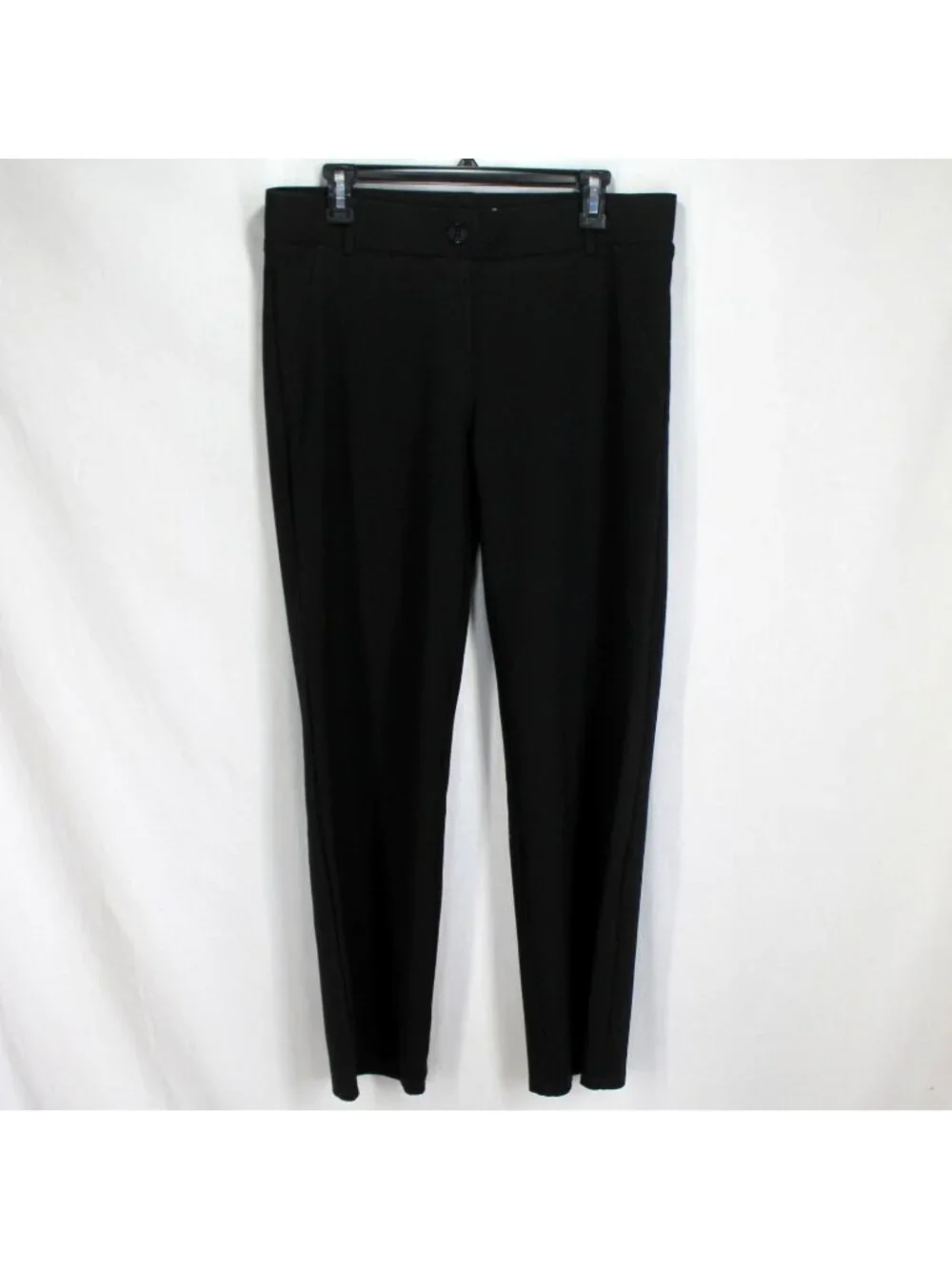 Betabrand Classic Dress Yoga Pants Womens Size PXL Black Straight Leg Ponte Knit